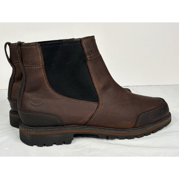 Timberland Earthkeepers Chestnut Ridge Chelsea Boots Men’s 8.5 Brown Leather - Picture 5 of 15